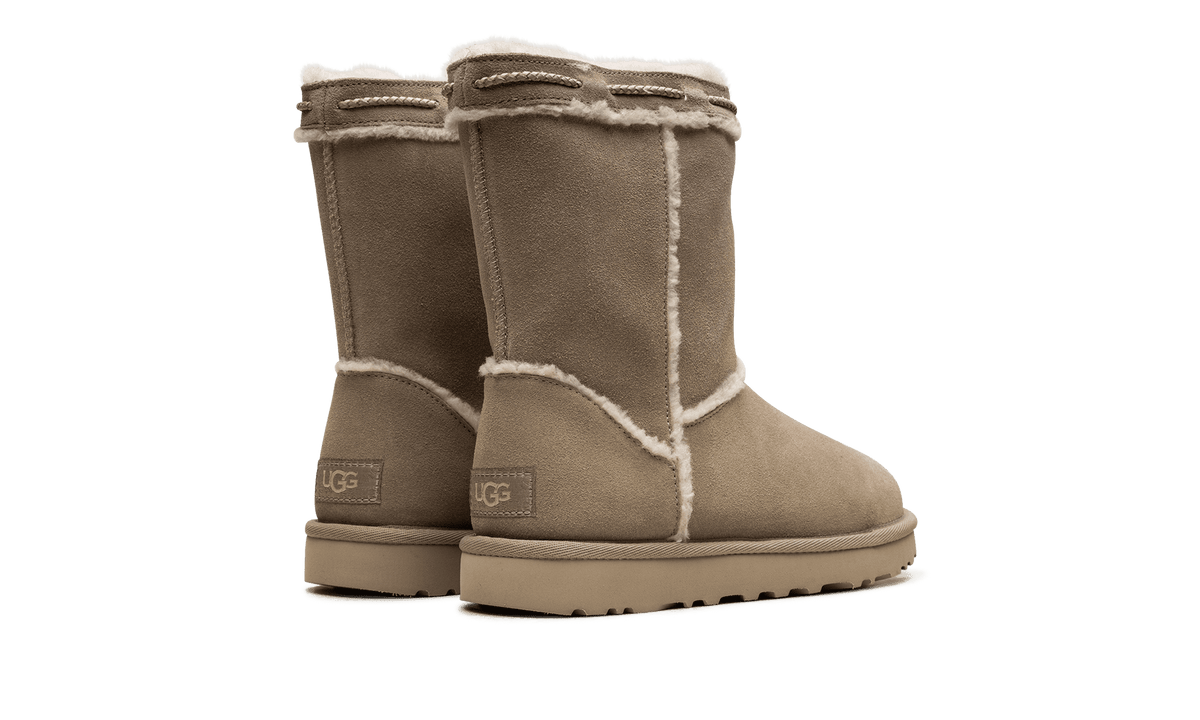 UGG WOMENS Classic Short Shearling Braid Womens "DUNE" 1166752 DUNE 1166752 DUNE from Stadium Goods