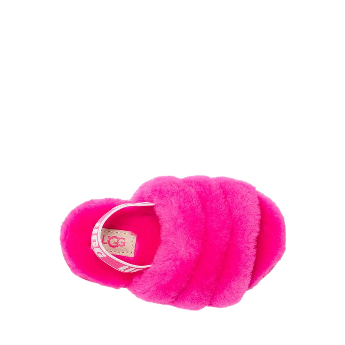 UGG Toddlers' Fluff Yeah Slide in Rock Rose, 12 US