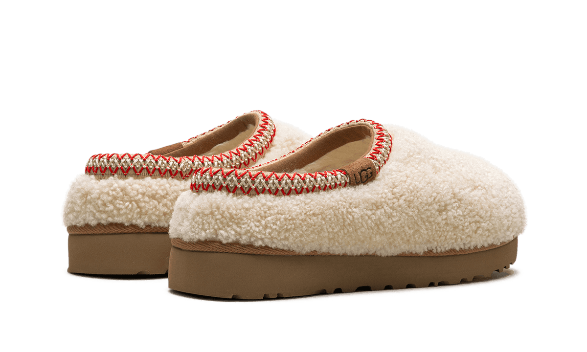 UGG WOMENS Tasman Maxi Curly Slipper Womens "Natural" 1158356 NAT 1158356 NAT from Stadium Goods