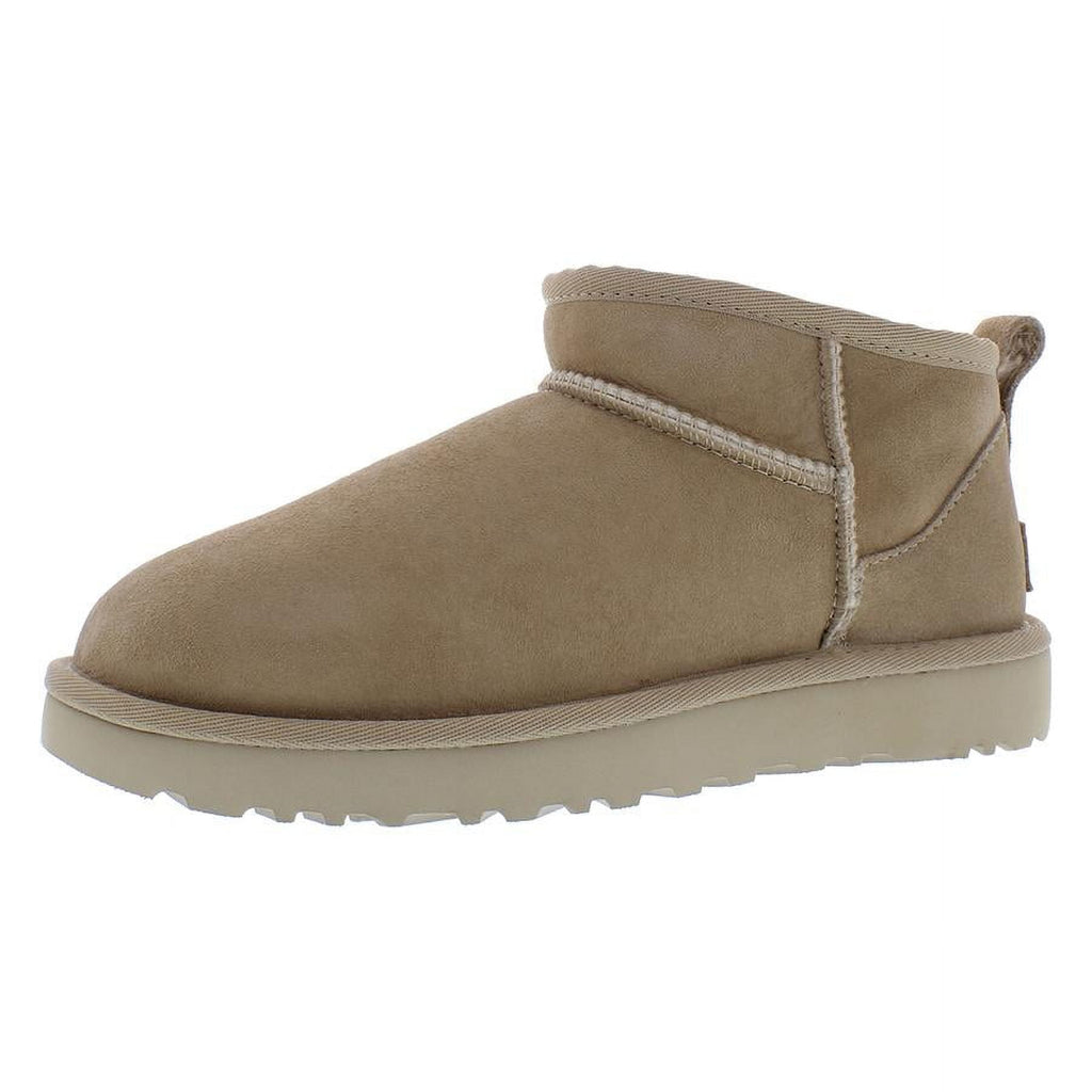 UGG Classic Ultra Mini Boot Womens Shoes Size 10, Color: Sand