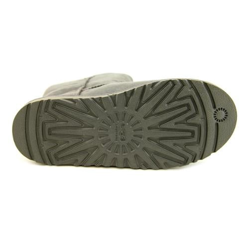 Big Kids Ugg Bailey Button Grey Boot 5991K-GREY