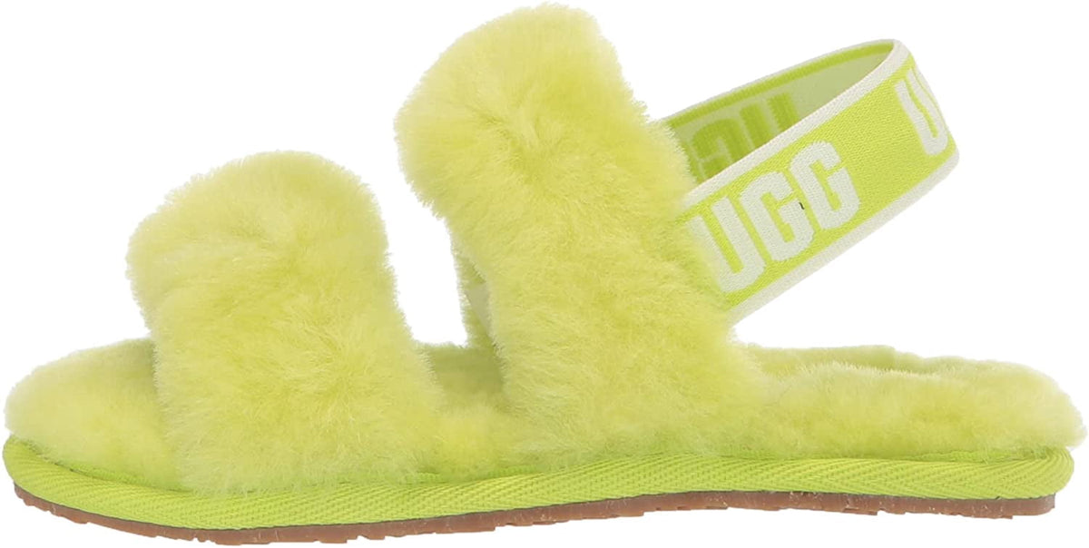 Ugg Girls Oh Yeah Big Kid Peep Toe Slide Slippers