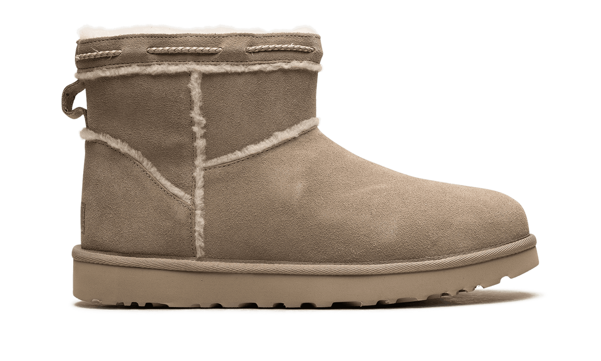 UGG WOMENS Classic Mini Shearling Braid Womens "Dune" 1166751 DUNE 1166751 DUNE from Stadium Goods