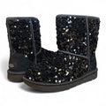 UGG Girls' Classic Short Chunky Sequin Boots