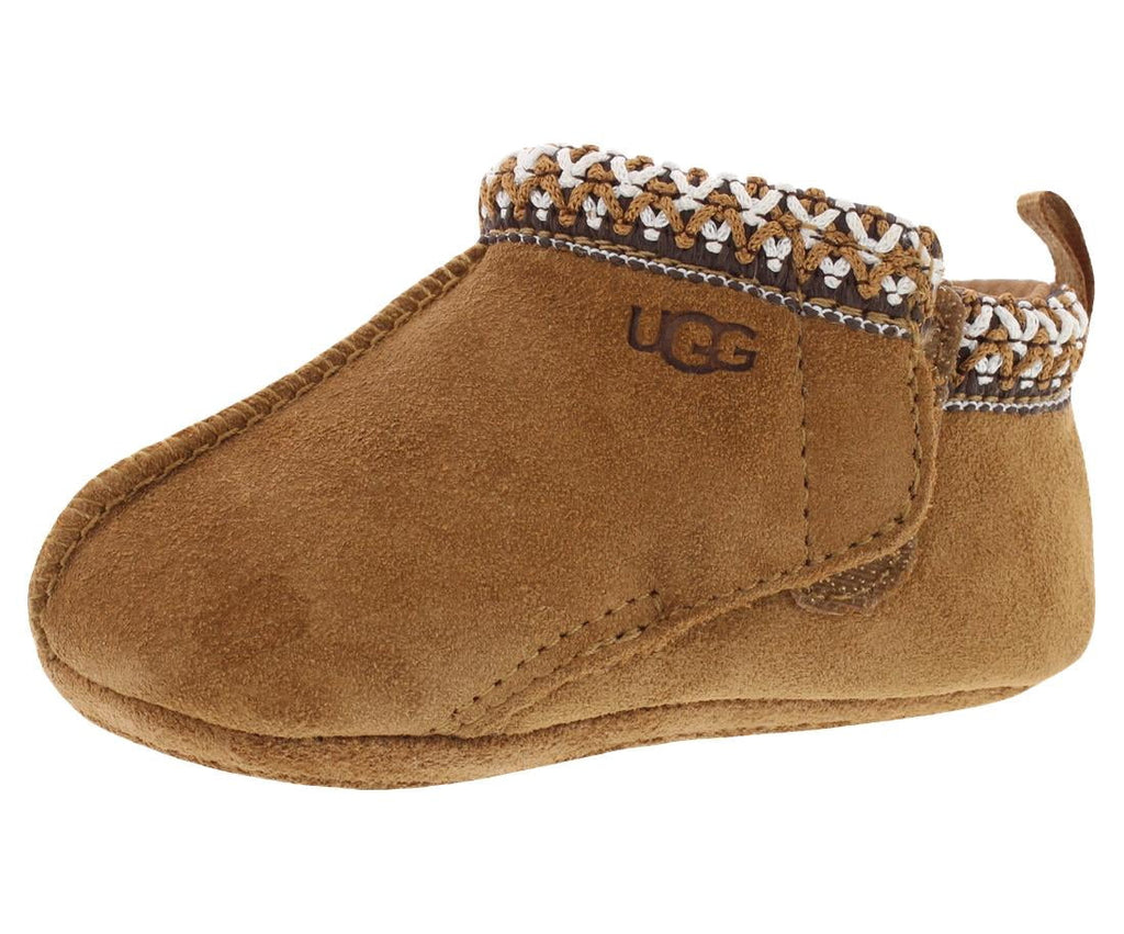 UGG Tasman Suede Infant/Toddler Shoes Size 2/3, Color: Chesnut