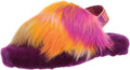 UGG Unisex-Child K Fluff Yeah Slide Tie Dye Slipper Big Kid 8-12 Years 5 Big Kid Berrylicious