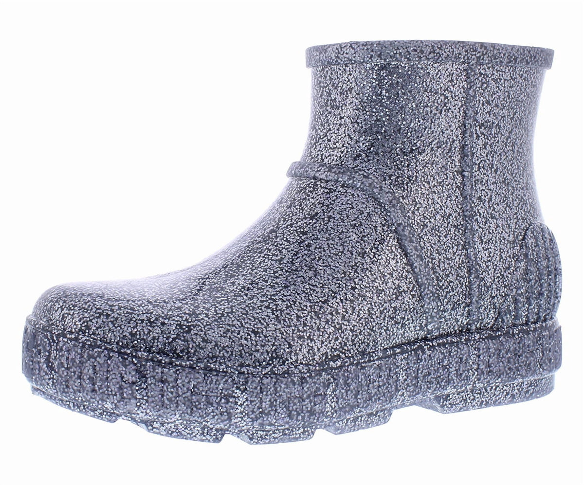 UGG Drizlita Glitter Boot GS Girls Shoes Size 5, Color: Silver