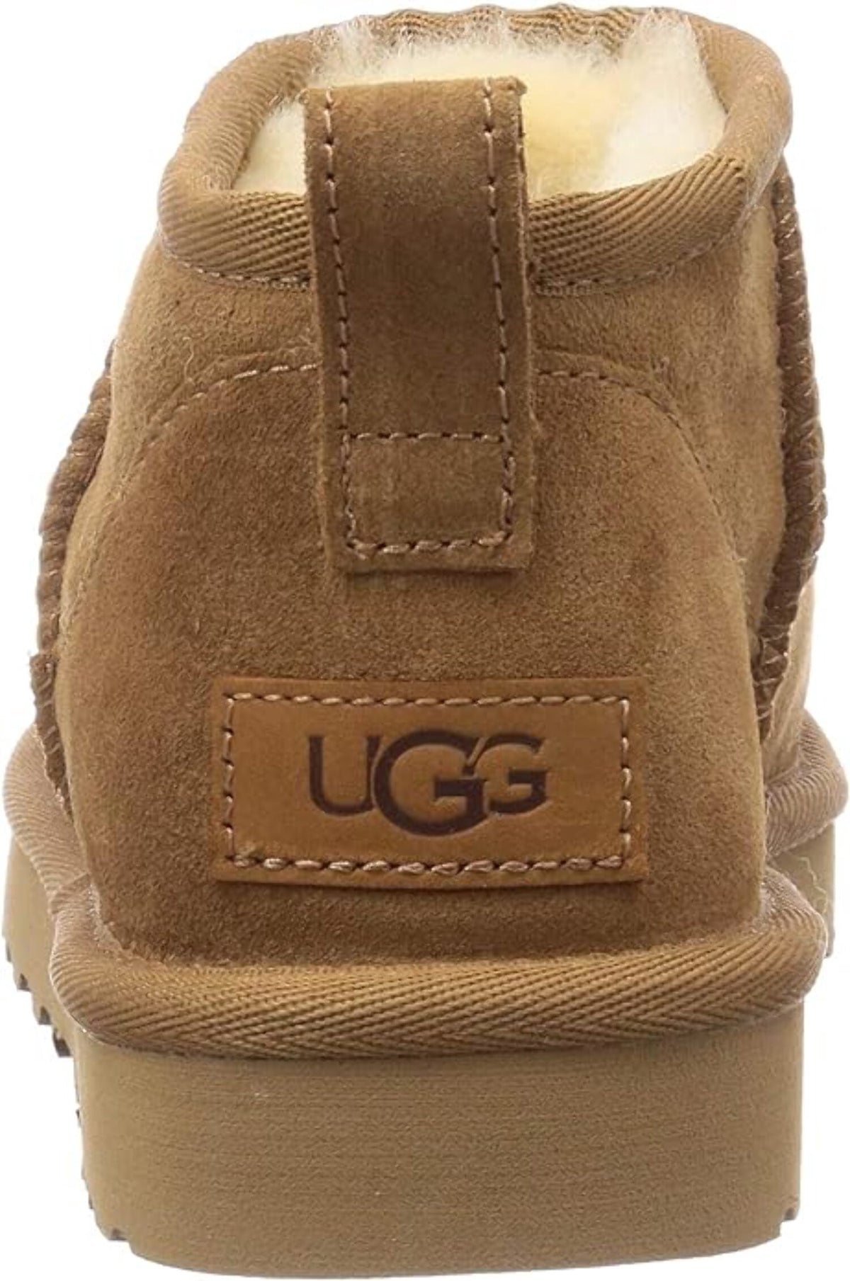 UGG Classic Ultra Mini Boot Suede Womens Shoes Size 10, Color: Chestnut