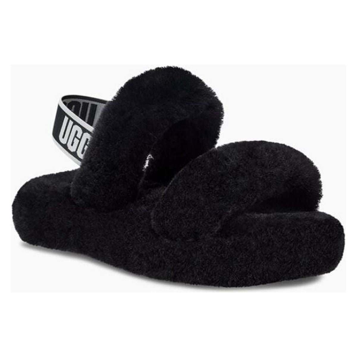 Big Kid's and Little Kid's UGG Oh Yeah Slide Black (1115752K-BLK) - 4